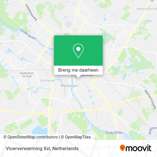 Vloerverwarming Xxl kaart