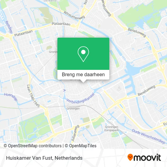 Huiskamer Van Fust kaart