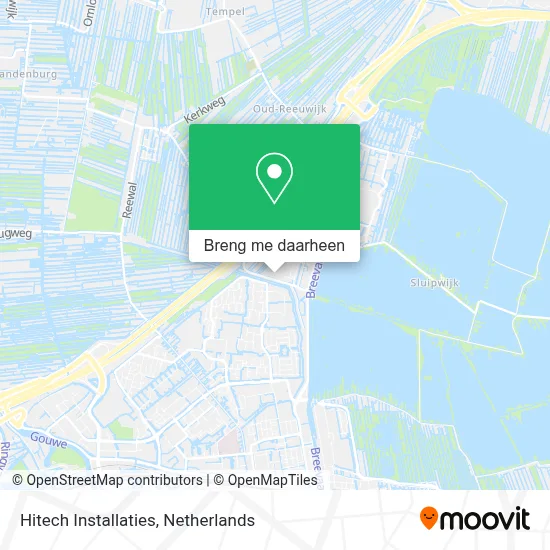 Hitech Installaties kaart