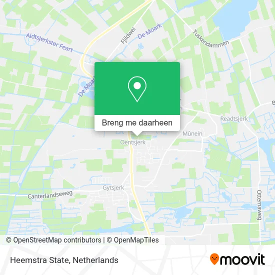 Heemstra State kaart