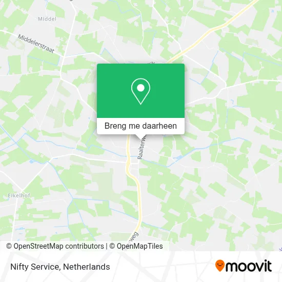 Nifty Service kaart