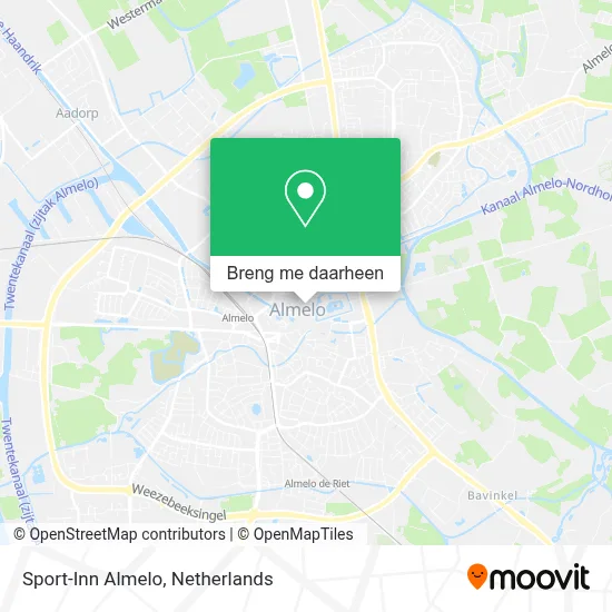 Sport-Inn Almelo kaart