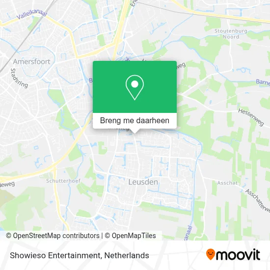 Showieso Entertainment kaart