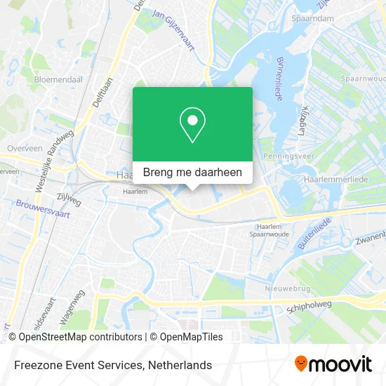 Freezone Event Services kaart