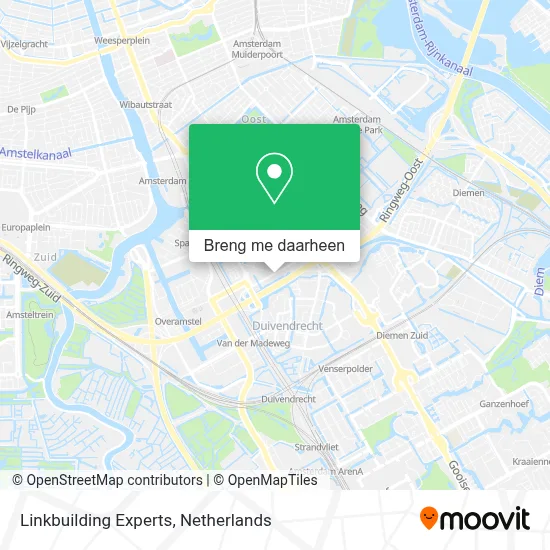 Linkbuilding Experts kaart