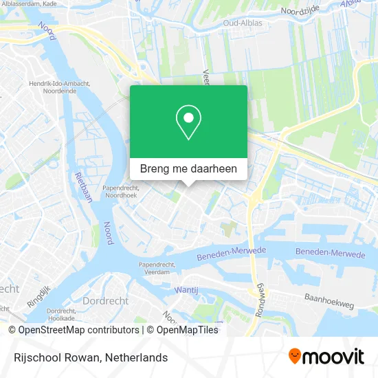 Rijschool Rowan kaart