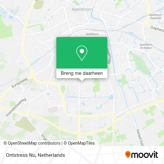 Ontstress Nu kaart