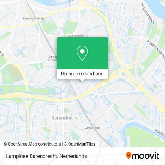 Lampidee Barendrecht kaart