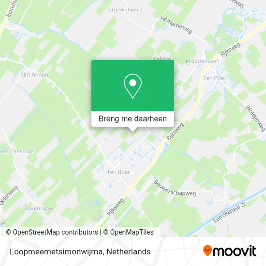 Loopmeemetsimonwijma kaart