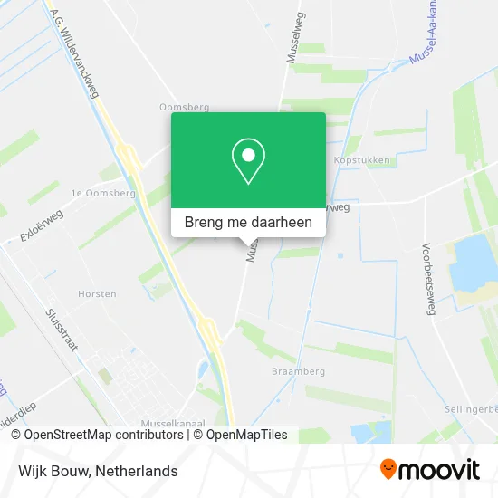 Wijk Bouw kaart