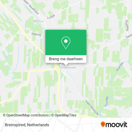 Breinspired kaart