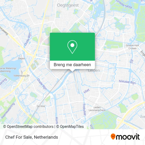 Chef For Sale kaart