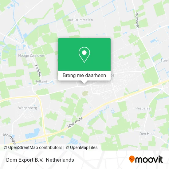 Ddm Export B.V. kaart