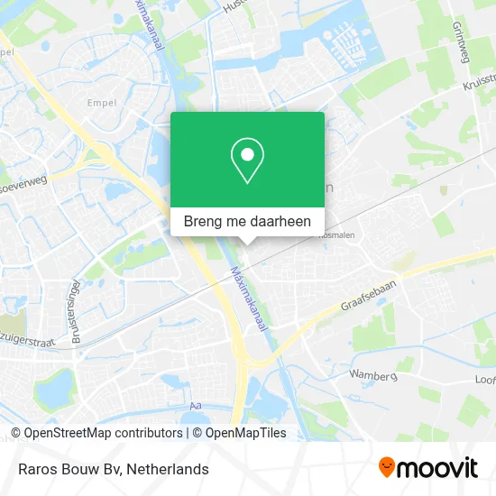 Raros Bouw Bv kaart