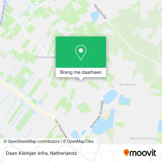 Daan Kleinjan Infra kaart