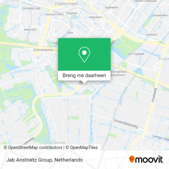 Jab Anstoetz Group kaart