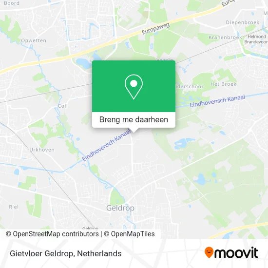 Gietvloer Geldrop kaart
