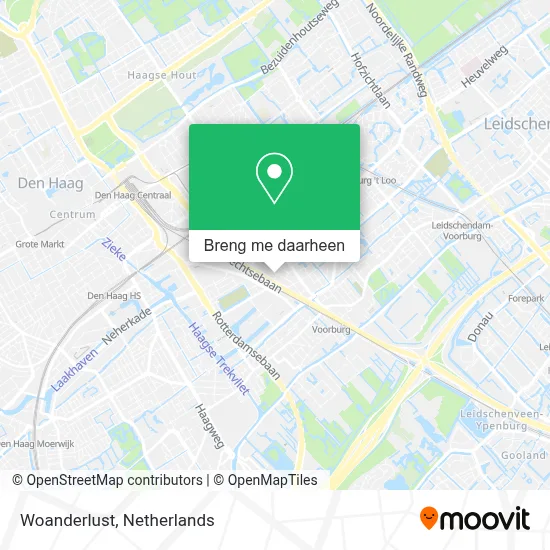 Woanderlust kaart