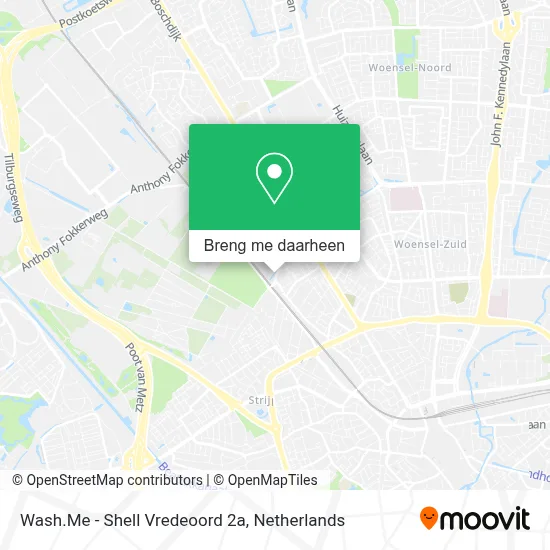 Wash.Me - Shell Vredeoord 2a kaart