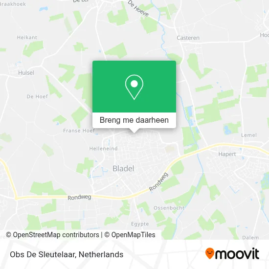 Obs De Sleutelaar kaart
