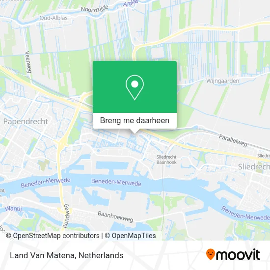 Land Van Matena kaart