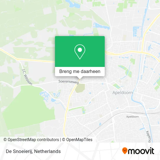 De Snoeierij kaart