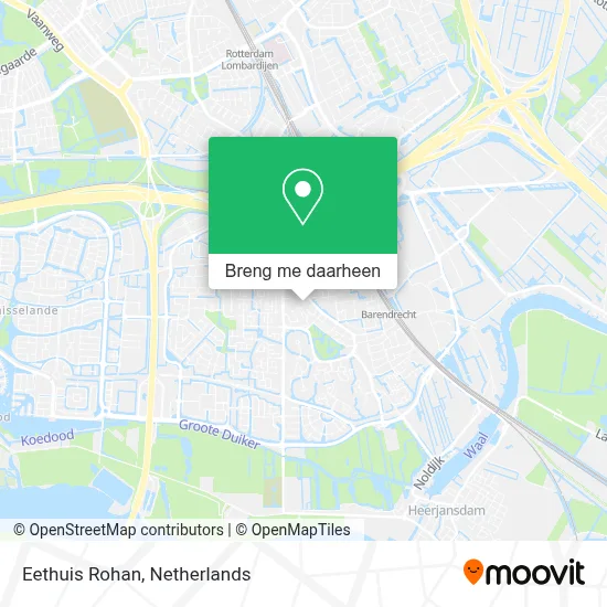 Eethuis Rohan kaart