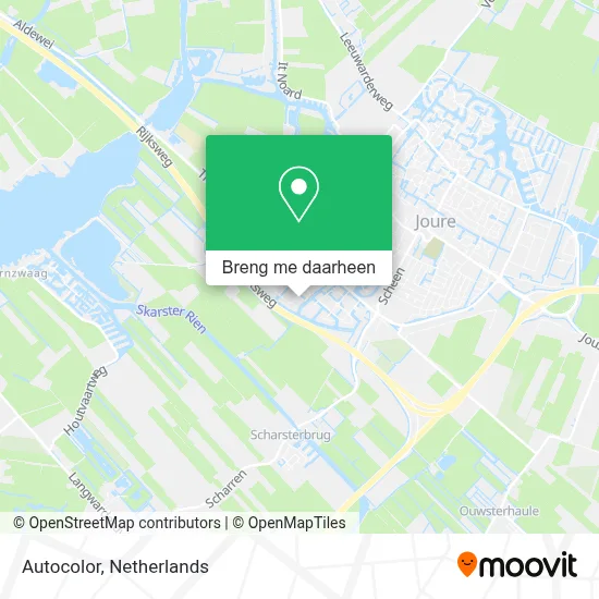 Autocolor kaart