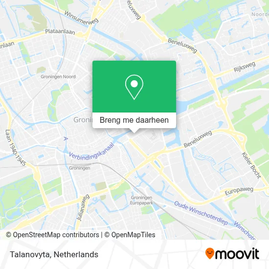 Talanovyta kaart