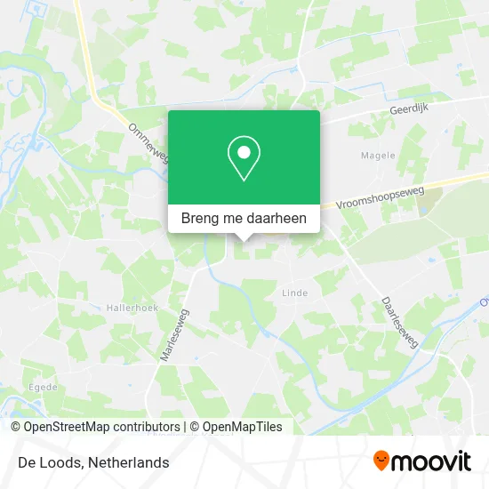 De Loods kaart