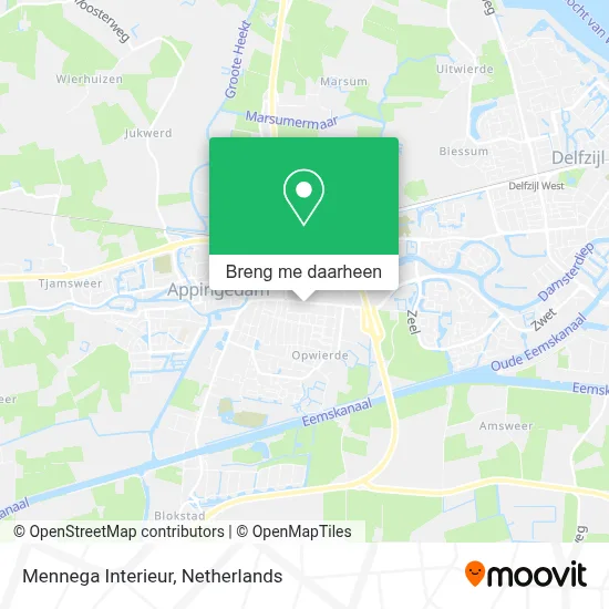Mennega Interieur kaart