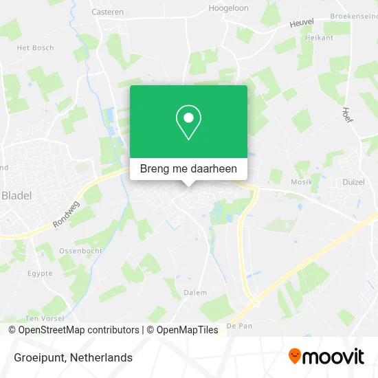 Groeipunt kaart