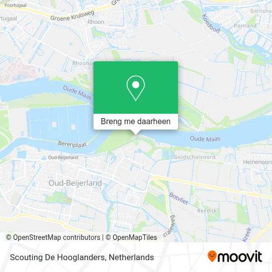 Scouting De Hooglanders kaart