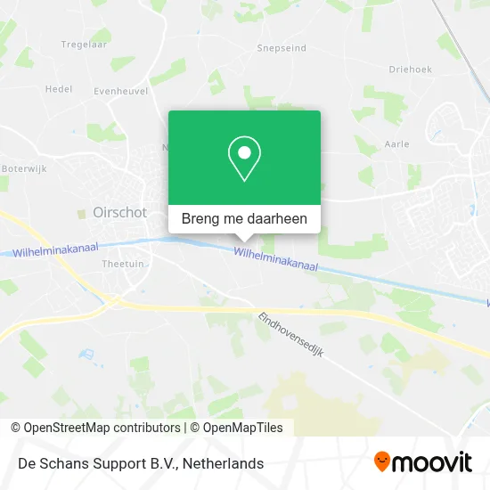 De Schans Support B.V. kaart