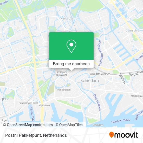 Postnl Pakketpunt kaart