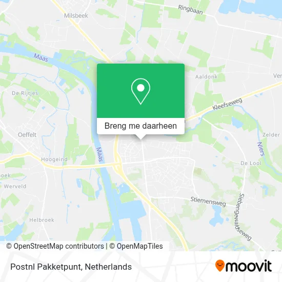 Postnl Pakketpunt kaart