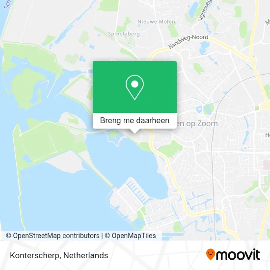 Konterscherp kaart