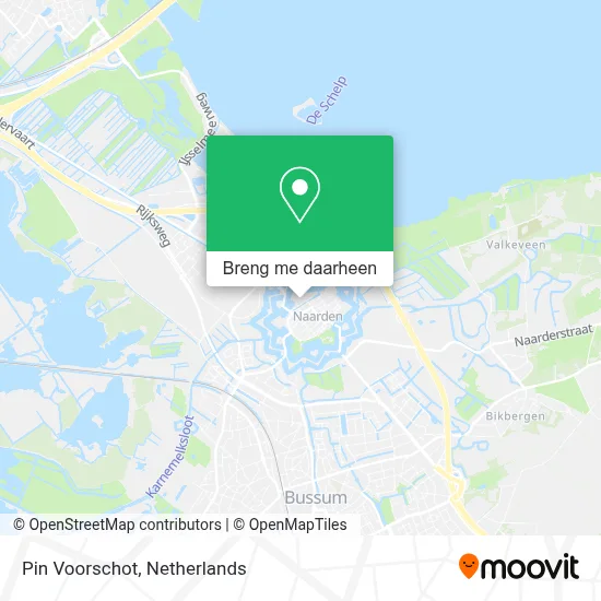 Pin Voorschot kaart