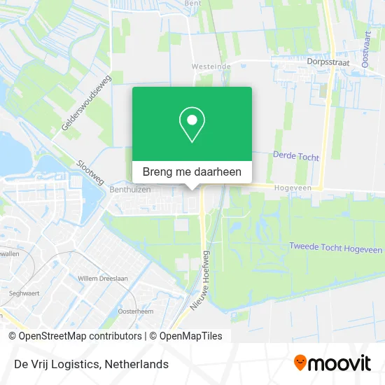 De Vrij Logistics kaart