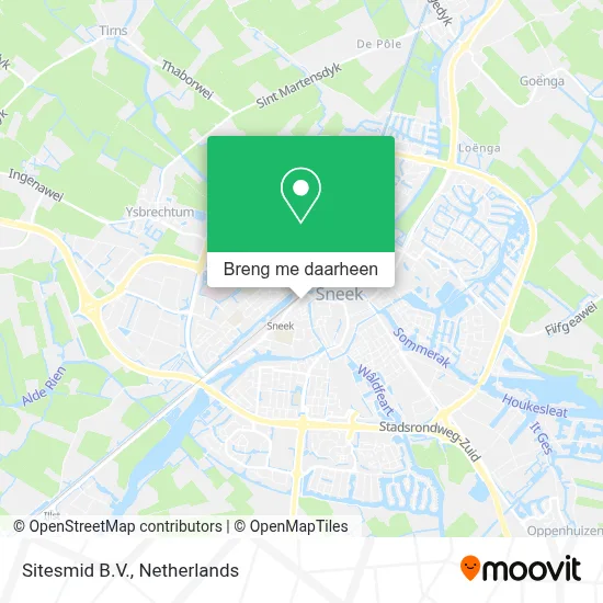 Sitesmid B.V. kaart