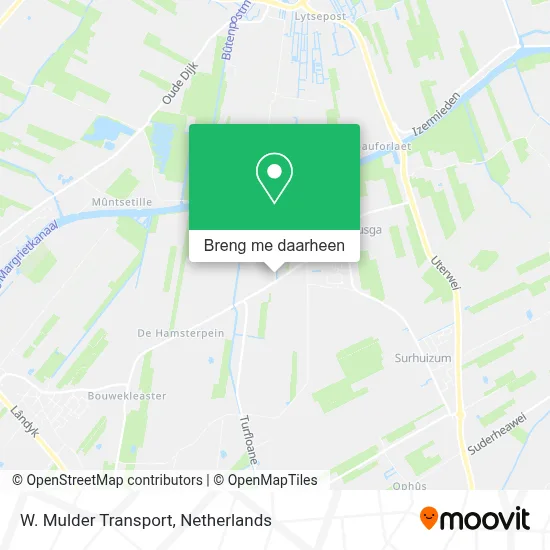 W. Mulder Transport kaart