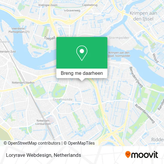 Loryrave Webdesign kaart