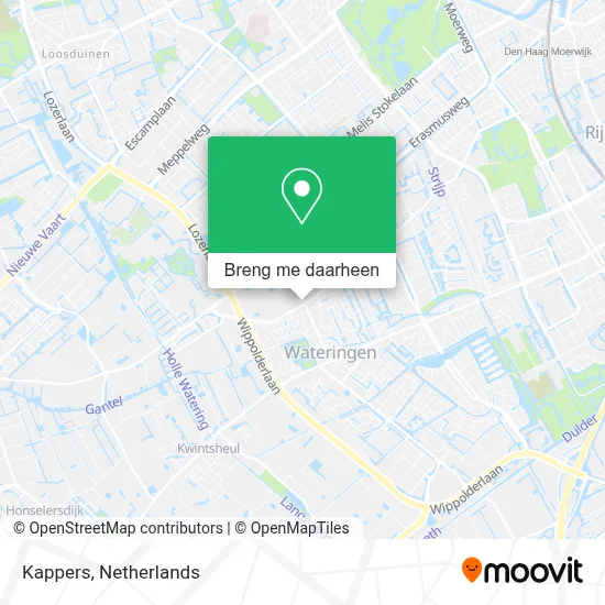 Kappers kaart