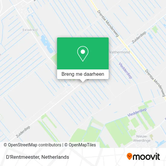 D'Rentmeester kaart
