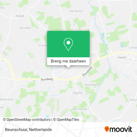 Beunschuur kaart