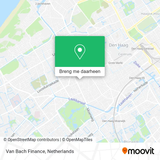 Van Bach Finance kaart