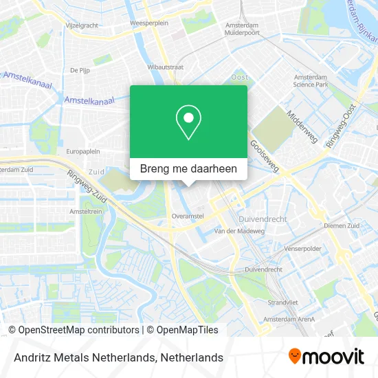 Andritz Metals Netherlands kaart