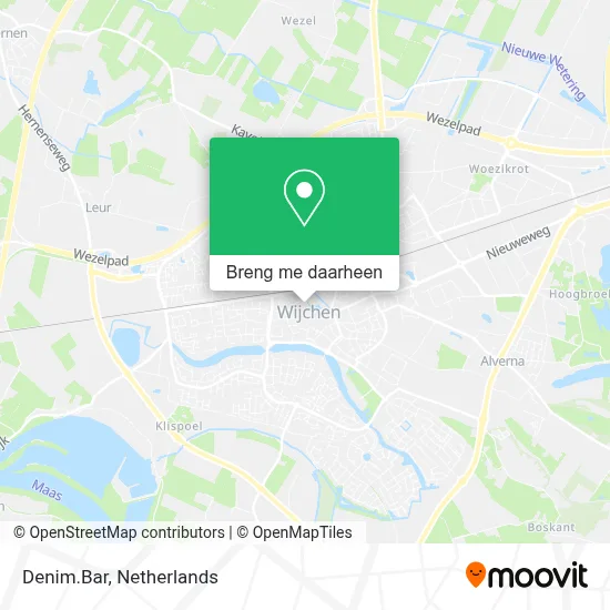 Denim.Bar kaart