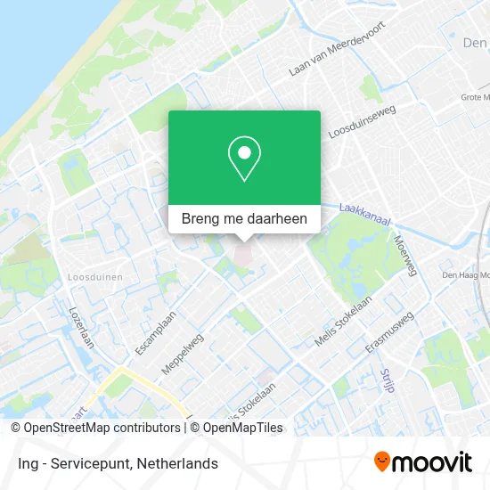Ing - Servicepunt kaart