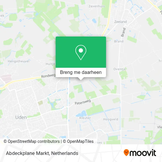 Abdeckplane Markt kaart